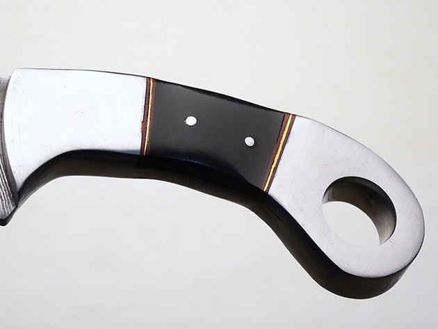 Karambit with Buffalo Horn SS Bolsters