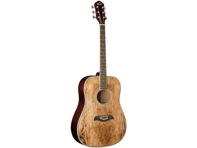 Oscar Schmidt OG2SM Rosewood Fretboard 6 Strings Acoustic Guitar - Spalted Maple (new)