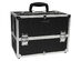 SHANY Essential Pro Makeup Train Case with Shoulder Strap and Locks - JET BLACK