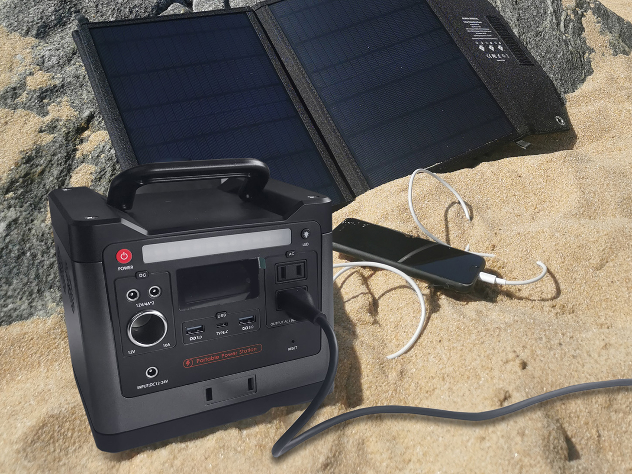 Sungale 320W Portable Power Station & Solar Panel Bundle