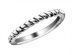 Ladies Twisted Wedding Band in 14K White Gold - 6.5