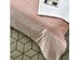 Ombre Flannel Reversible Jacquard Throw Blush Pink