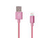 JunoPower Kaebo Braided Anti-Tear Charging Cable: 3-Pack (Pink)