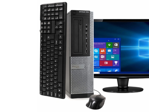 Dell OptiPlex 7010 Desktop PC, 3.4 GHz Intel i7 Quad Core Gen 3, 16GB DDR3 RAM, 2TB SATA HD, Windows 10 Professional 64 bit, 22" Widescreen Screen (Renewed)