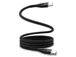 Statik® MagStack™ Pro 6-Foot USB-C Tangle-Free Magnetic 100W Fast Charge Cables (4-Pack)