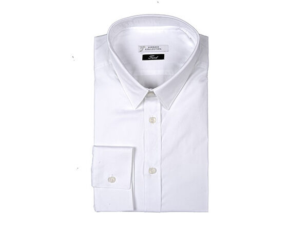 Versace Collection Casual Dress Shirt in White (Size 17.5