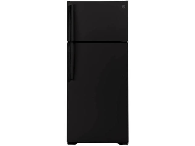 GE GTS18HGNRBB 17.5 Cu. Ft. Black Top-Freezer Refrigerator