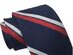 Tommy Hilfiger Men's Classic Red Stripe Silk Ties Blue Size Regular