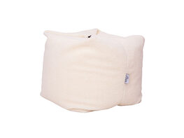 Loungie® Magic Pouf 3-in-1 Convertible Bean Bag (Cream White)