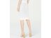 Michael Kors Women's Sweater Mesh Pencil Skirt White Size Extra Large