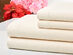 Bibb Home 100% Cotton Flannel Ivory Sheet Set (King)