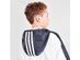 Adidas Big Boys' Core Wind Colorblocked Hooded Lightweight Windbreaker Jacket, Large, White