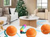 Interactive Cat Toy with LED Light (Orange)