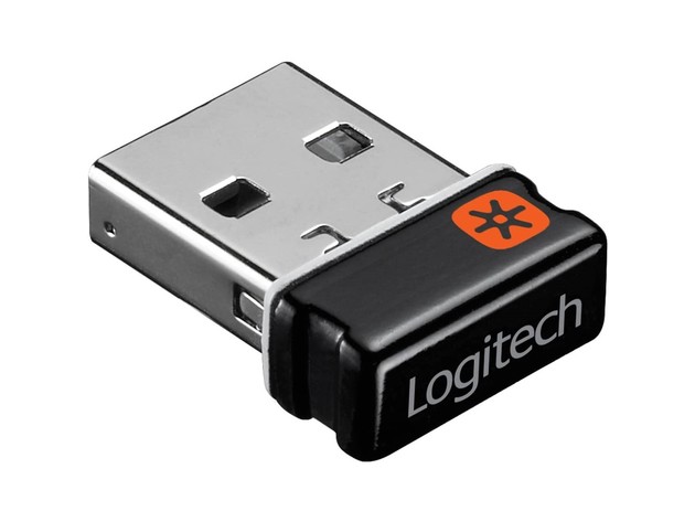 Logitech K350 Wireless Wave Keyboard with Unifying Wireless Technology - Black (Open Box)