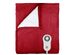 Serta Microplush Sherpa Electric Heated Warming Throw Blanket - Garnet Red