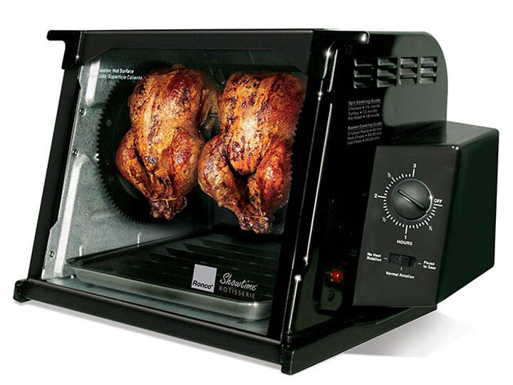 Ronco Modern Rotisserie Oven, Large Capacity (15lbs) Countertop Oven,  Multi-Purpose Basket for Versatile Cooking