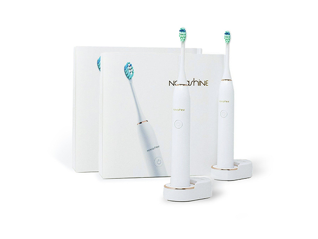 Novashine® Ultrasonic Toothbrush Bundle (2-Pack)