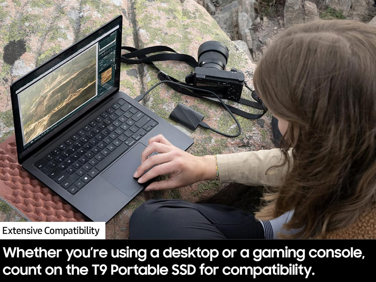 Samsung T9 1TB Portable SSD (Black)