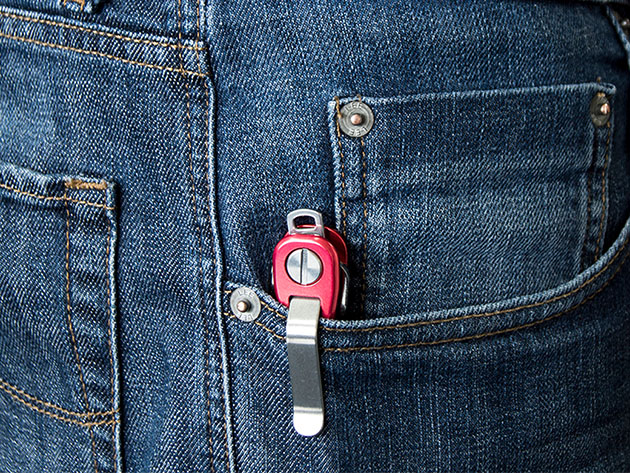 KeySmart® Rugged Compact 14-Key Holder (Red)