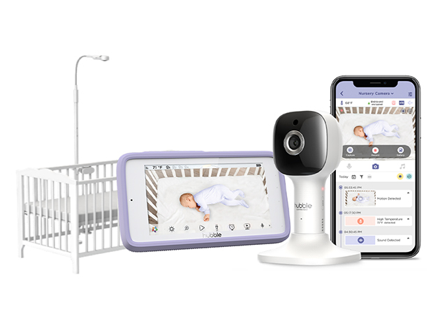 Nursery Pal Crib Edition 5" Smart HD Baby Monitor