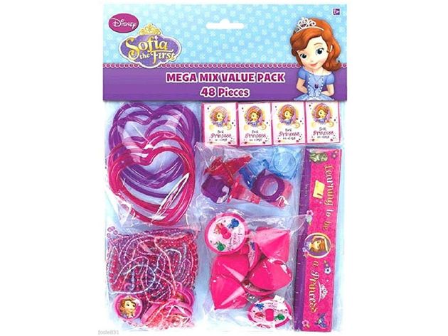 Party Favors - Sofia the First - Mega Mix Value Pack - 48pc Set