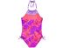 Breaking Wave Big Girls 1-Pc. Printed Strappy-Neck Swimsuit Size 14
