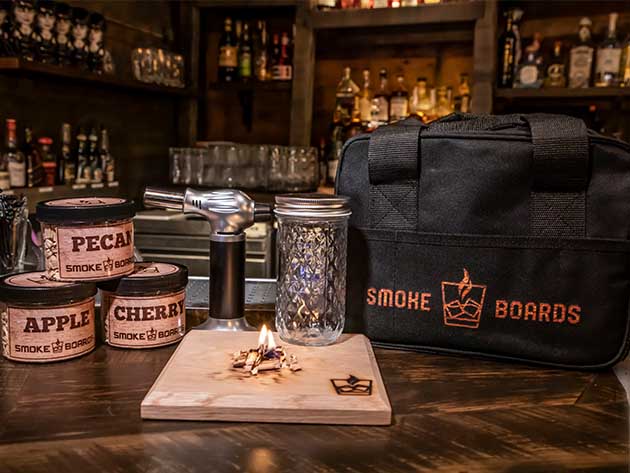 Smoke Boards™ 7-Piece Smoked Cocktail Kit