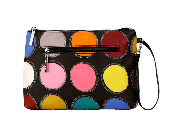 Kalencom Diaper Bag Clutch with 7 Inch Shoulder Drop and Zipper Openings, Paint Lids
