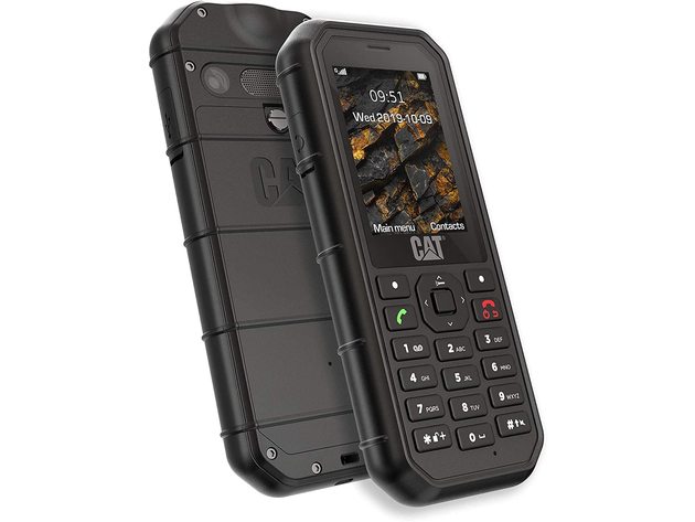 CAT B26 Dual Sim Rugged Phone Only 2G GSM  Factory Unlocked  Smartphone - Black