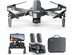 High Quality Drone with 4K HD Camera 9800ft Video Transmission, 3-Axis Gimbal, 2 Batteries, Brushless Motor Level 6 Wind Resistance