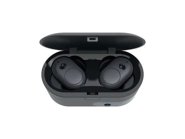 Skullcandy Push True Bluetooth Stereo Wireless Water Resistant In Ear Earbuds, Dark Gray (New Open Box)