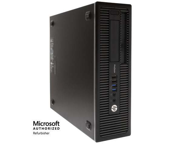 HP ProDesk 600G1 Desktop | Quad Core Intel i5 (3.2GHz) | 8GB DDR3 RAM | 1TB HDD | Windows 10 Home | 19" LCD Monitor (Refurbished)