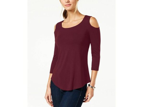 jm collection cold shoulder top