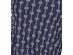 Charter Club Women's Petite Printed Split-Neck Top Blue Size Small