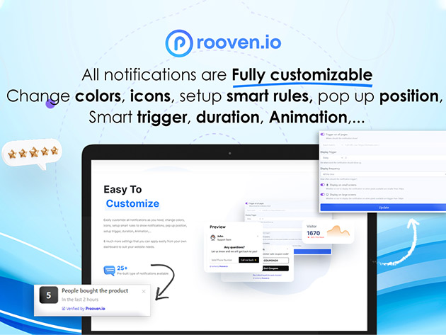 Prooven.io: Automated Smart Social Proof Software (Unlimited Plan)