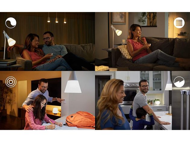 Philips Hue Smart LED Wireless Alexa Voice Control Dimmer Button Switch with Remote, White (New Open Box)