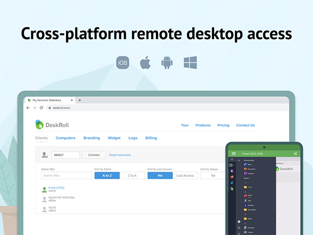 DeskRoll Remote Desktop Pro: 2-Yr Subscription
