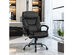 Costway Big & Tall 500lb Massage Office Chair E xecutive PU Leather Computer Desk Chair - Black